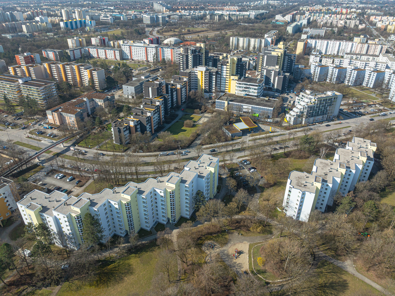 17.03.2025 - Marx-Zentrum und Umgebung in Neuperlach