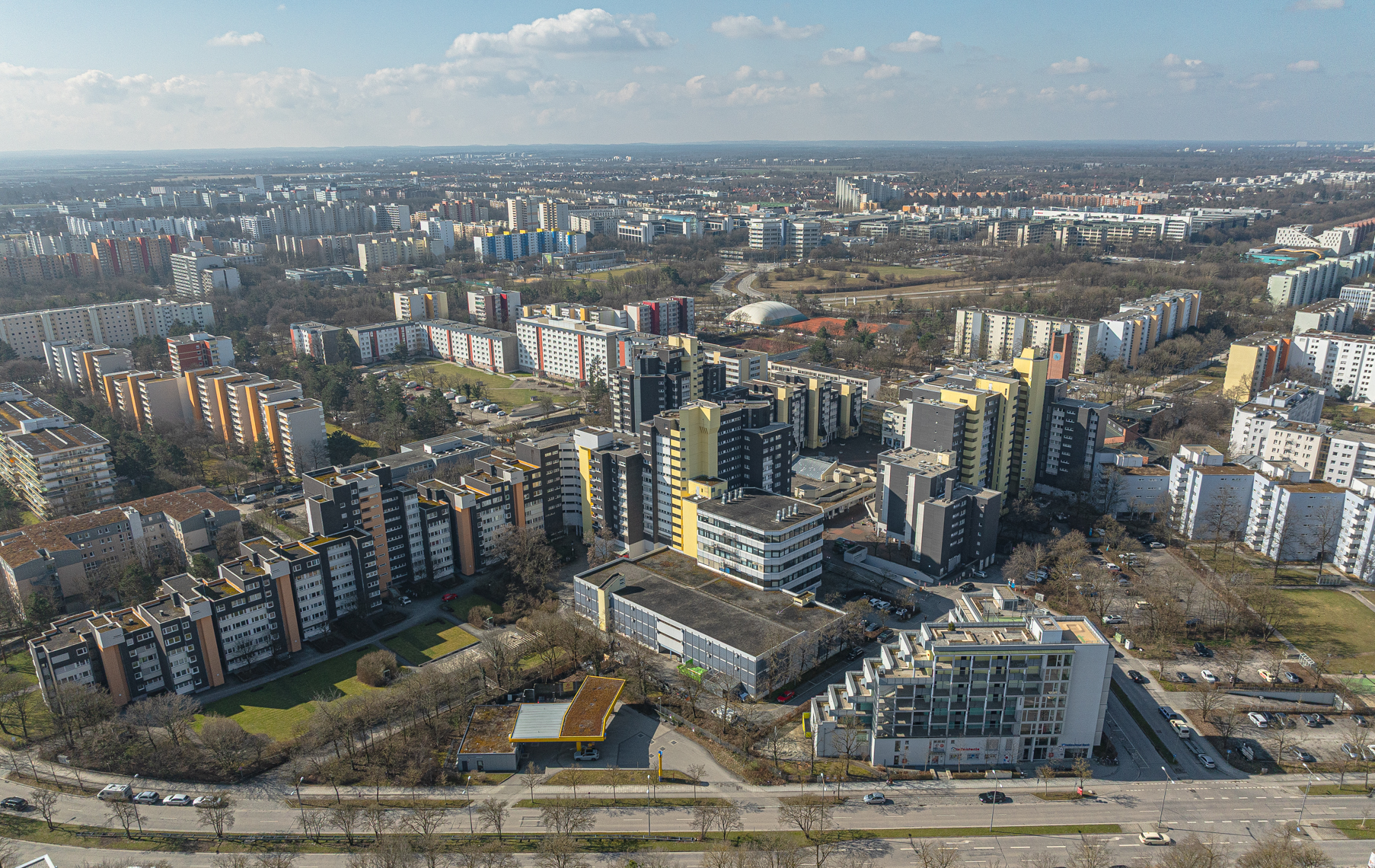 17.03.2025 - Marx-Zentrum und Umgebung in Neuperlach