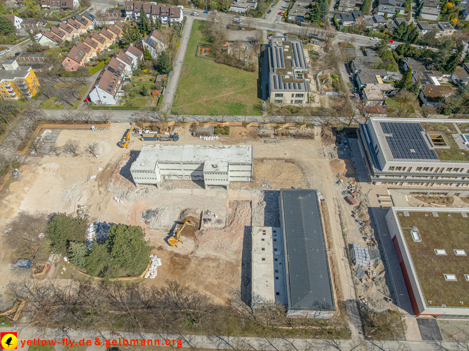 07.04.2025 - Baustelle zum Abriss der Grundschule