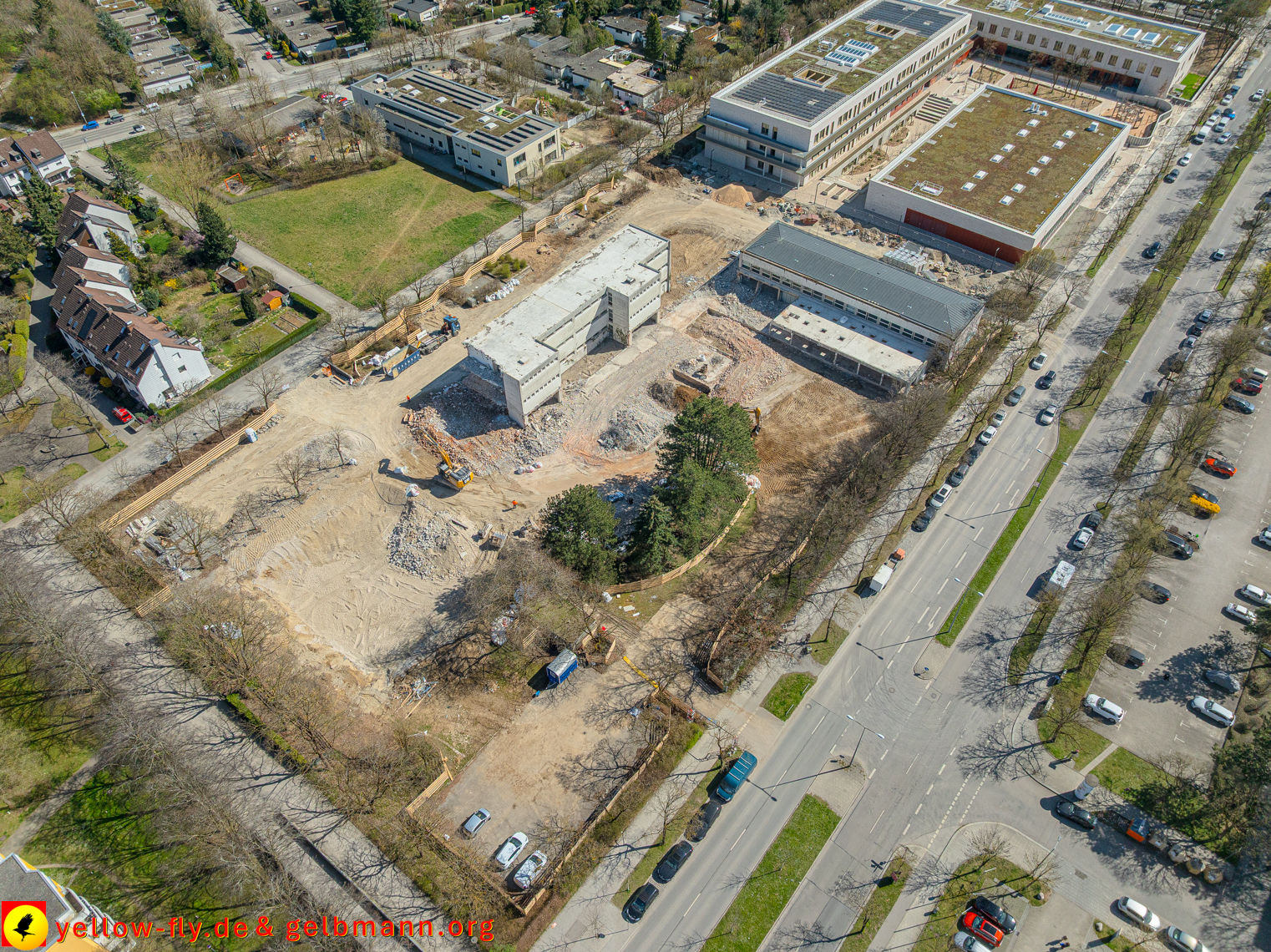 07.04.2025 - Baustelle zum Abriss der Grundschule