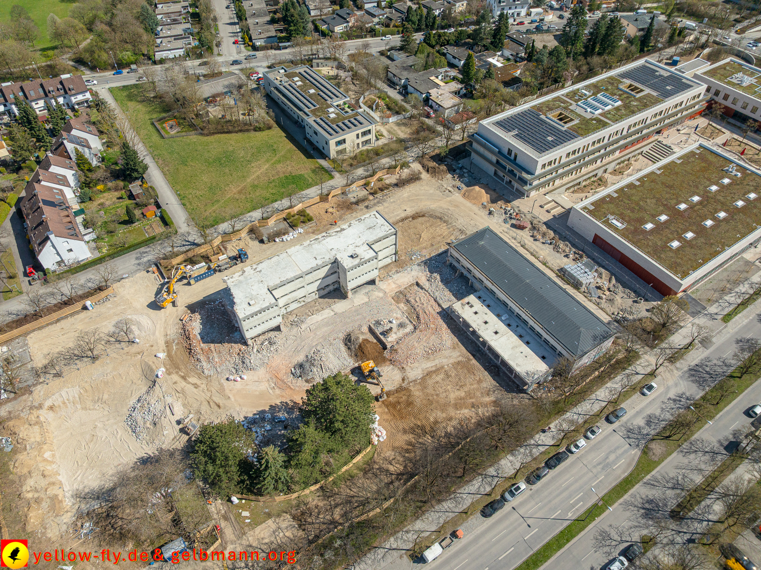 07.04.2025 - Baustelle zum Abriss der Grundschule