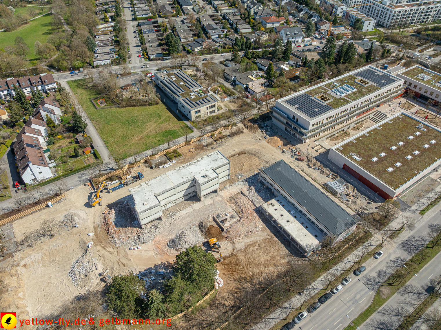 07.04.2025 - Baustelle zum Abriss der Grundschule