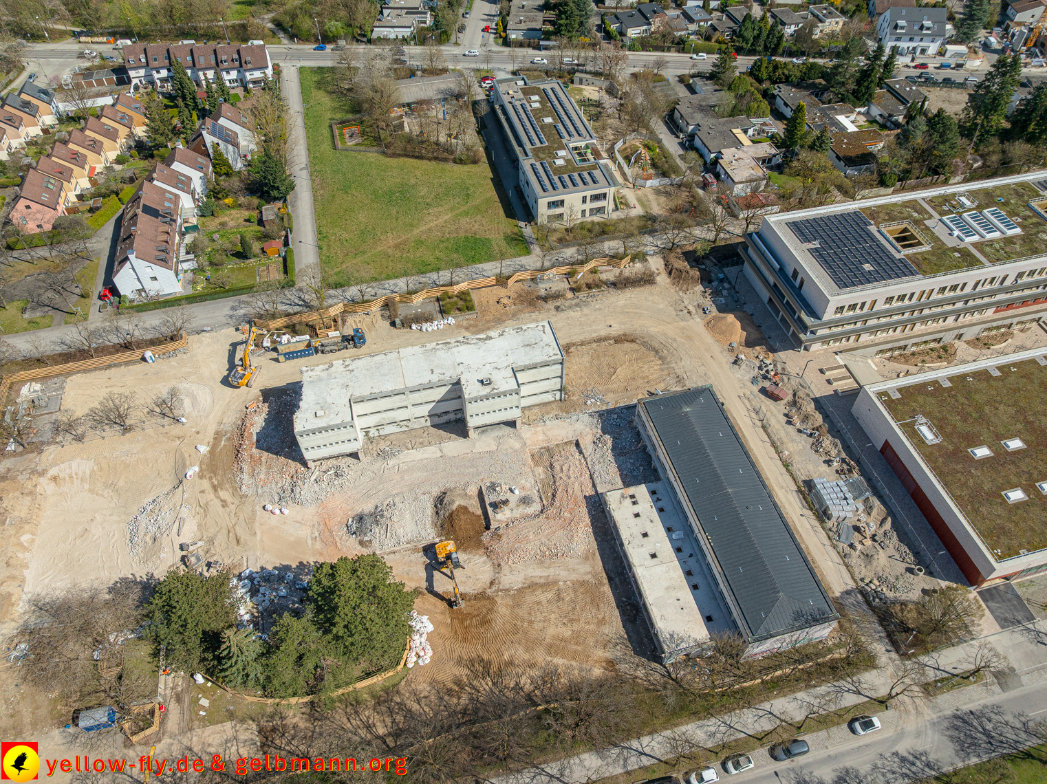 07.04.2025 - Baustelle zum Abriss der Grundschule