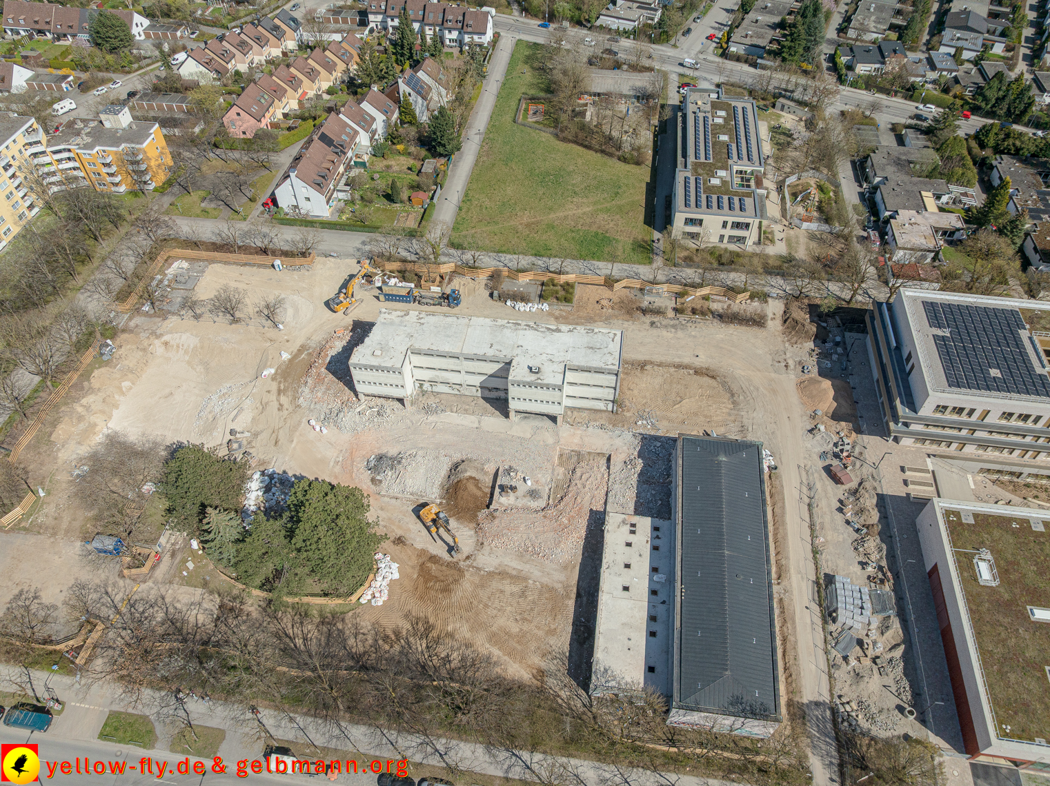 07.04.2025 - Baustelle zum Abriss der Grundschule