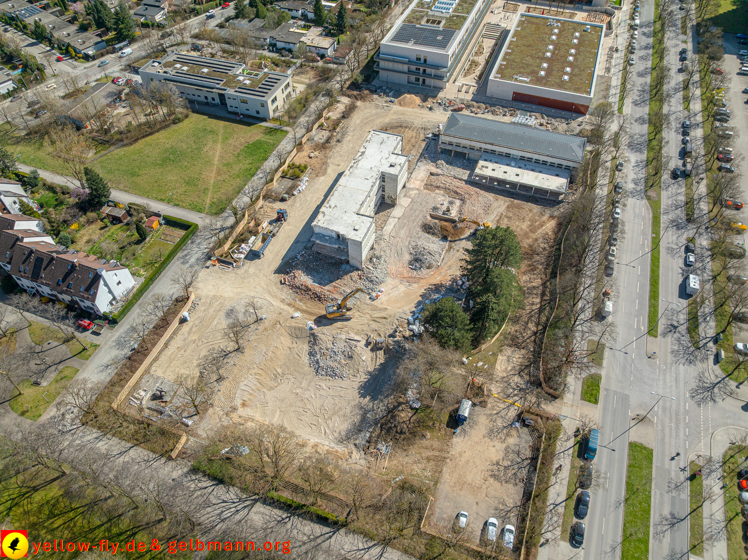 07.04.2025 - Baustelle zum Abriss der Grundschule