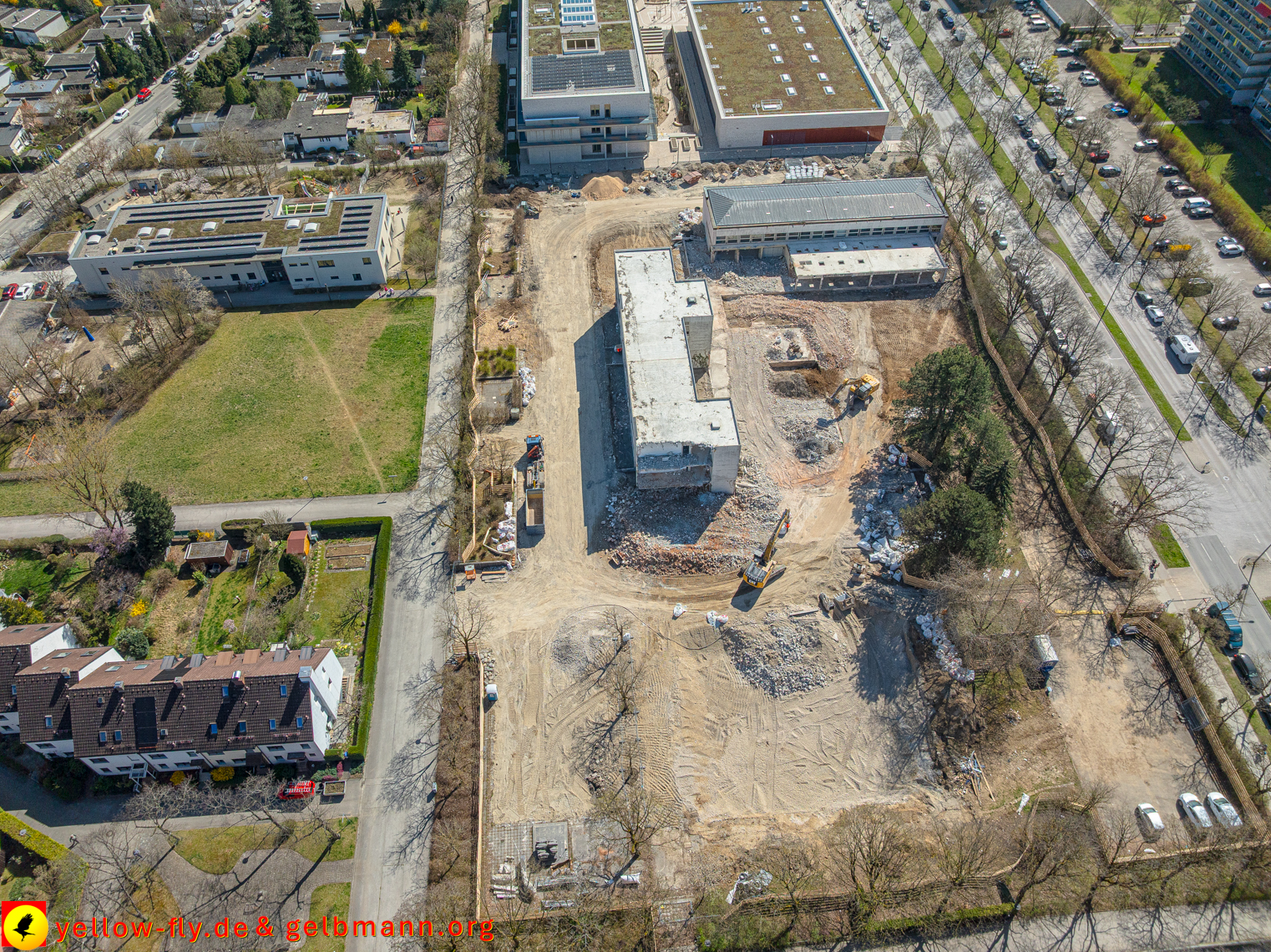 07.04.2025 - Baustelle zum Abriss der Grundschule