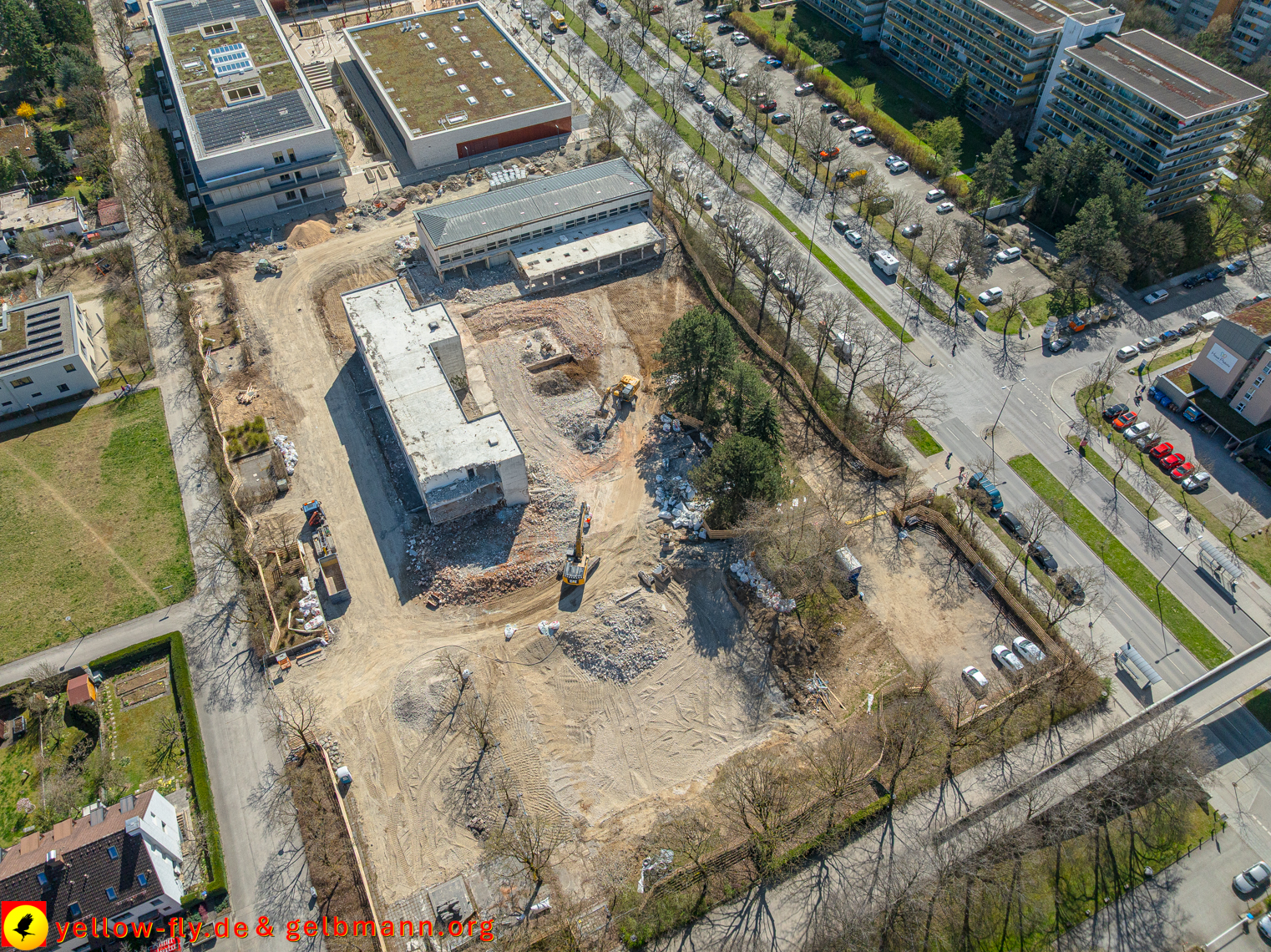 07.04.2025 - Baustelle zum Abriss der Grundschule