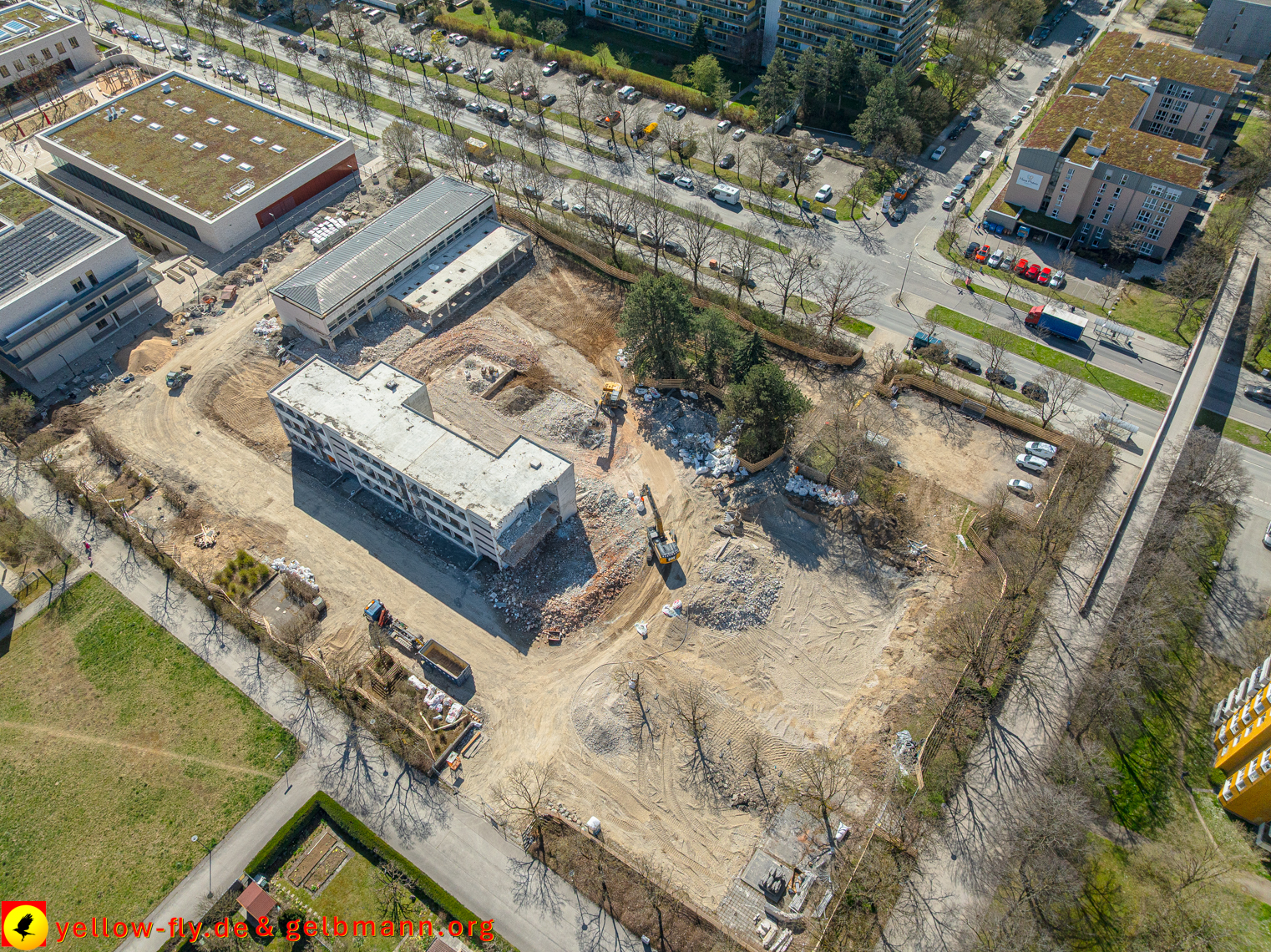 07.04.2025 - Baustelle zum Abriss der Grundschule