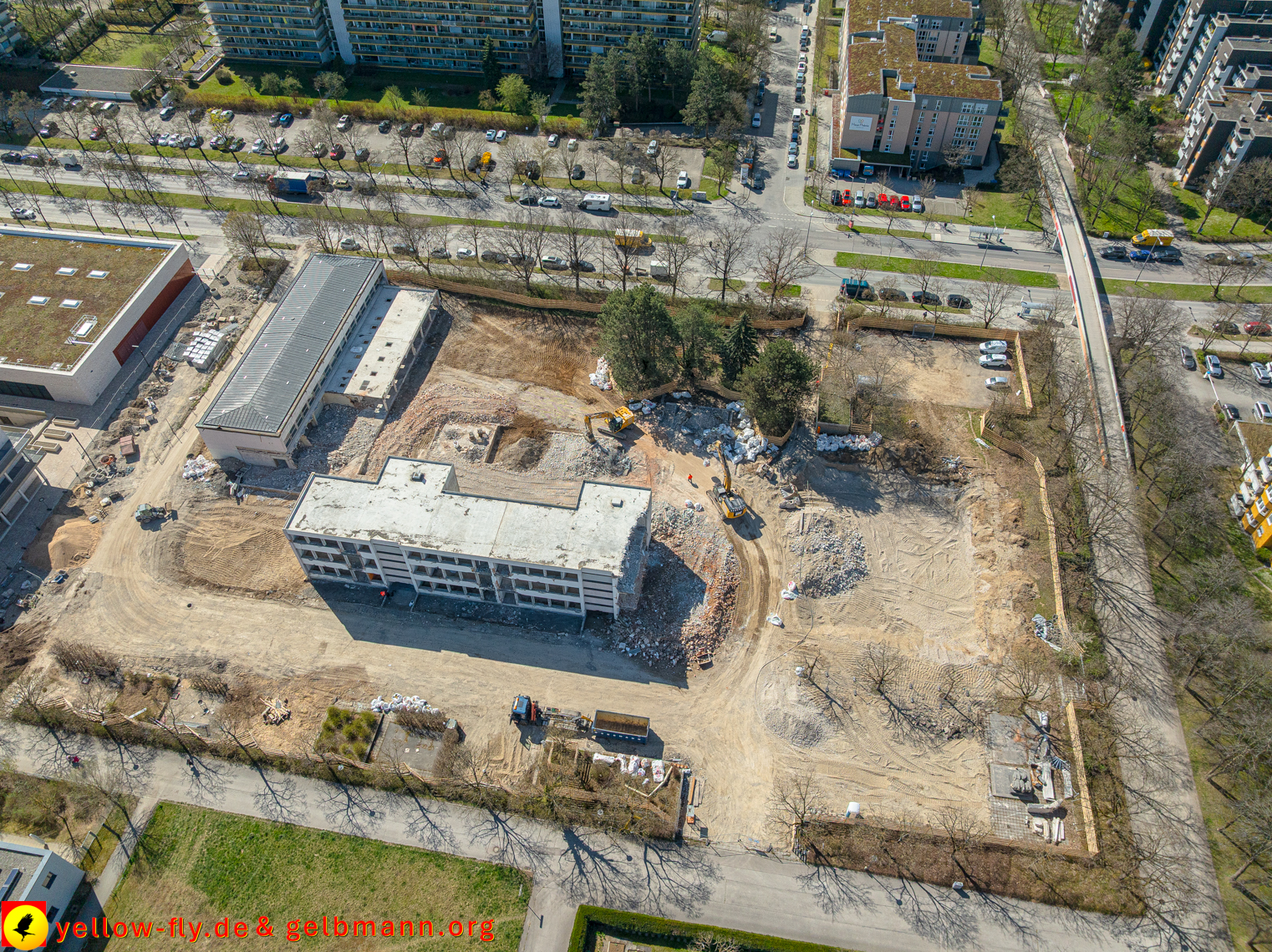 07.04.2025 - Baustelle zum Abriss der Grundschule