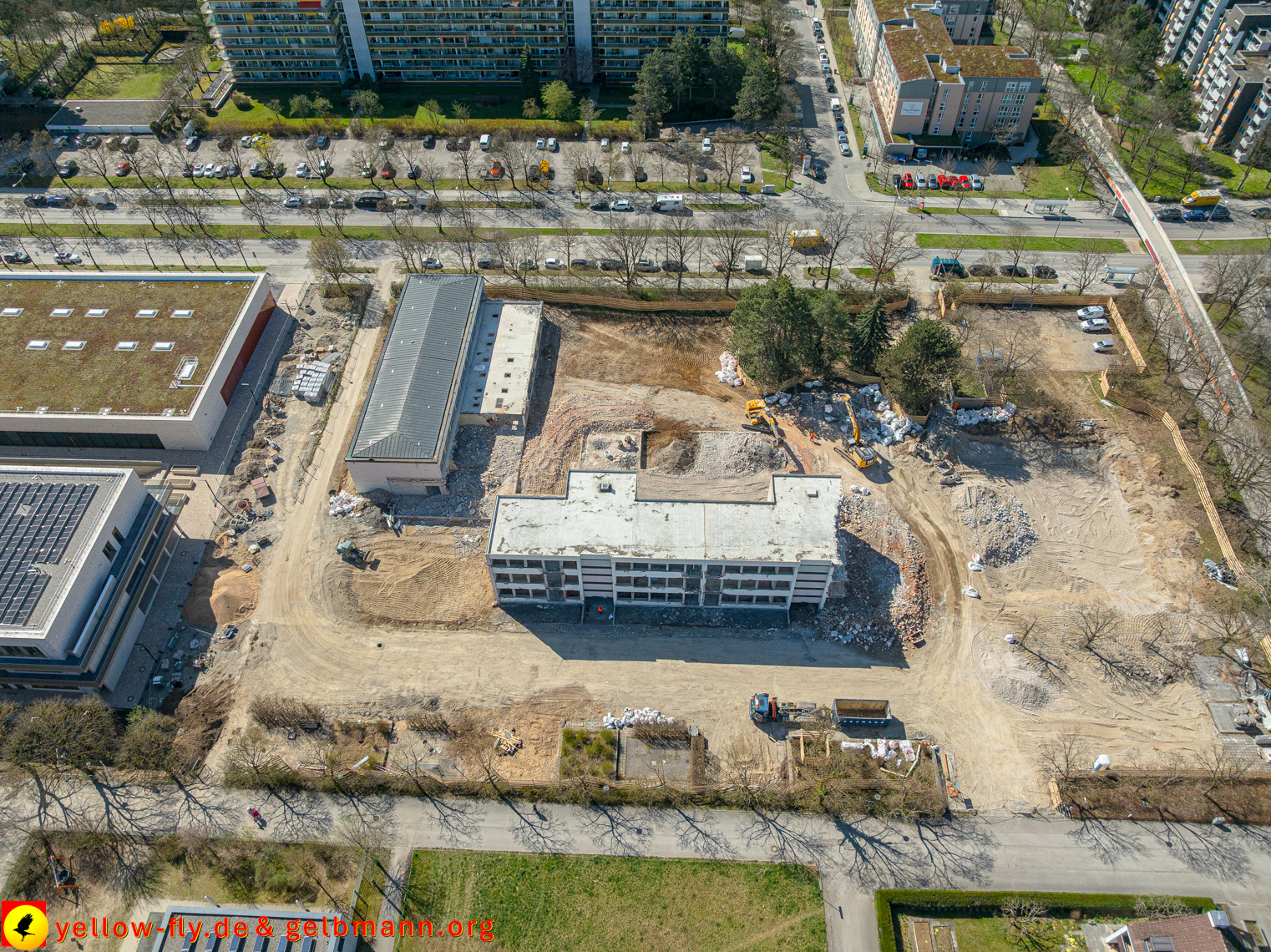 07.04.2025 - Baustelle zum Abriss der Grundschule