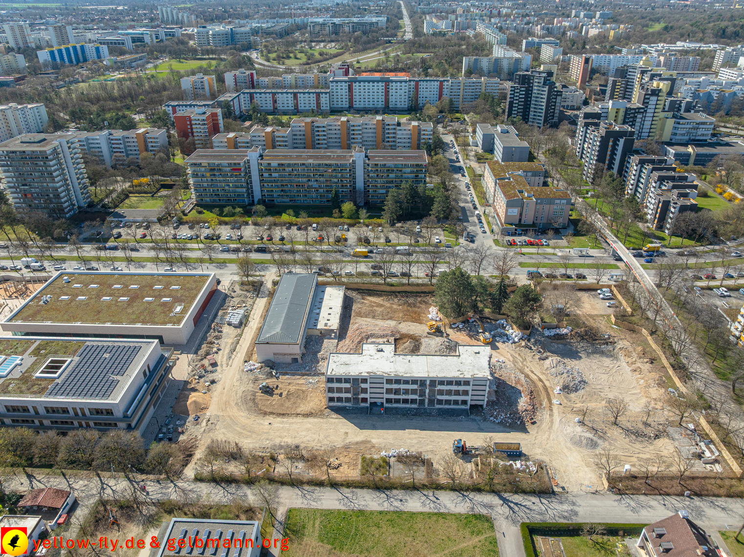 07.04.2025 - Baustelle zum Abriss der Grundschule