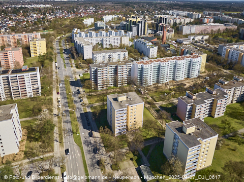 07.04.2025 - Münchner Wohnen am Karl-Marx-Ring 11-21 in Neuperlach