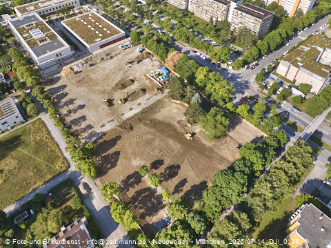 14.07.2025 - Baustelle zur Grundschule am Karl-Marx-Ring in Neuperlach
