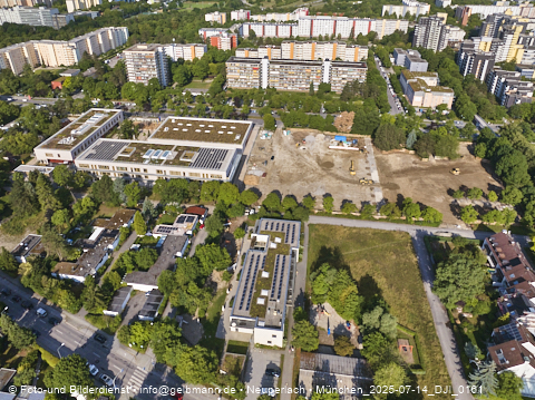 14.07.2025 - Baustelle zur Grundschule am Karl-Marx-Ring in Neuperlach