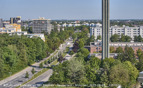 25.08.2025 - DEMOS-Baustelle und BayernHeim-Baustelle Alexiqauartier in Neuperlach