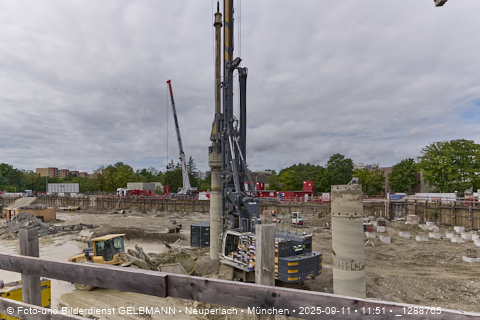 Baustelle Alexisquartier und BayernHeim in Neuperlach
