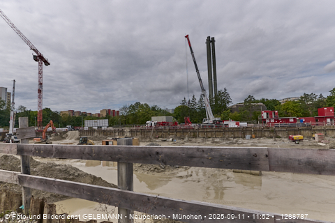 Baustelle Alexisquartier und BayernHeim in Neuperlach