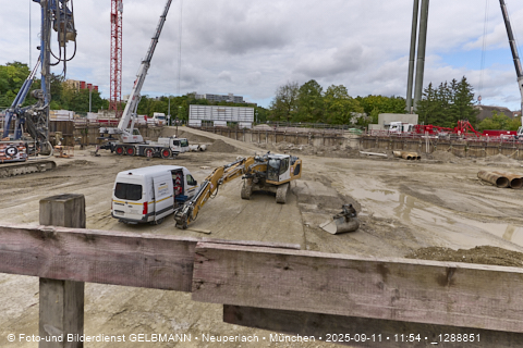 Baustelle Alexisquartier und BayernHeim in Neuperlach