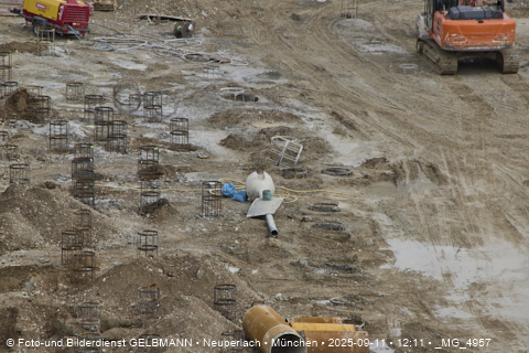 Baustelle Alexisquartier und BayernHeim in Neuperlach
