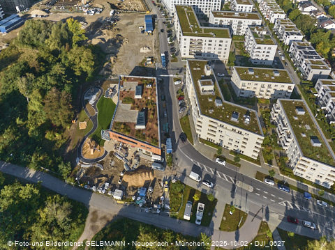 02.10.2025 - Baustelle BayernHeim und DEMOS im Alexisquartier
