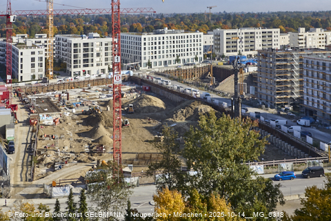 15.10.2025 - Baustelle auf dem Alexisquartier -BayernHeim und DEMOS