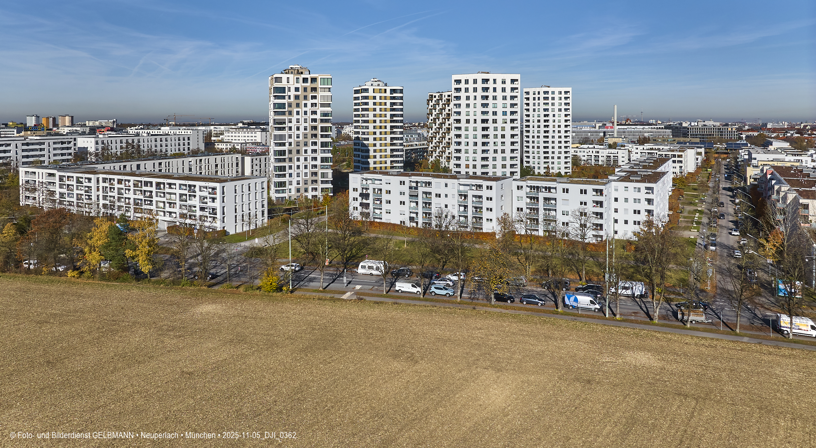 05.11.2025 - Siemenswerke in Obersendling mit Neubau einer Hochhaussiedlung