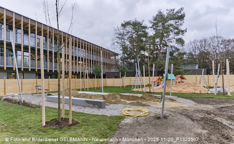 20.11.2025 - Spielplatz des neuen Kindergartens an der Heinrich-Wieland-Straße