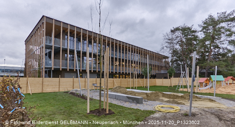 20.11.2025 - Spielplatz des neuen Kindergartens an der Heinrich-Wieland-Straße