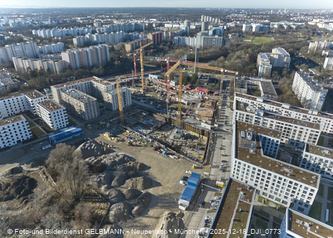18.12.2025 - Baustelle Alexisquartier mit DEMOS und BayernHeim in Neuperlach