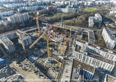 18.12.2025 - Baustelle Alexisquartier mit DEMOS und BayernHeim in Neuperlach
