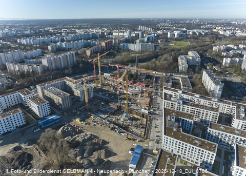 18.12.2025 - Baustelle Alexisquartier mit DEMOS und BayernHeim in Neuperlach