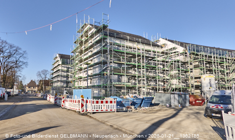 21.01.2026 - Baustelle Maikäfersiedlung in Berg am Laim