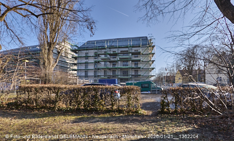 21.01.2026 - Baustelle Maikäfersiedlung in Berg am Laim