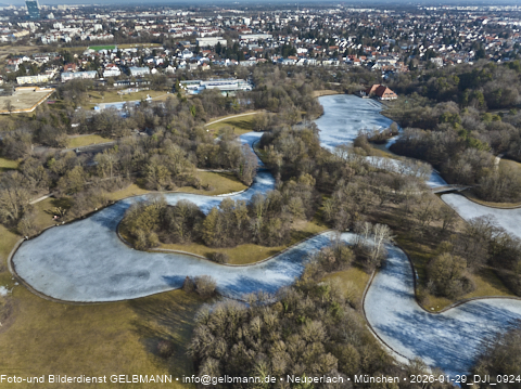 10.02.2026 - Ostpark mit zugefrohrenem See