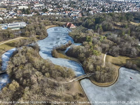 10.02.2026 - Ostpark mit zugefrohrenem See