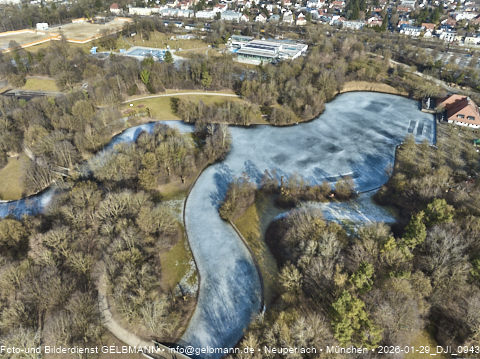 10.02.2026 - Ostpark mit zugefrohrenem See