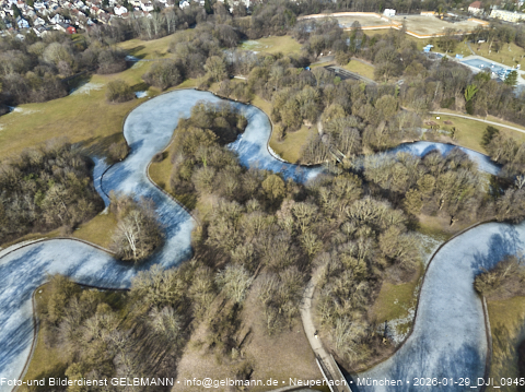 10.02.2026 - Ostpark mit zugefrohrenem See