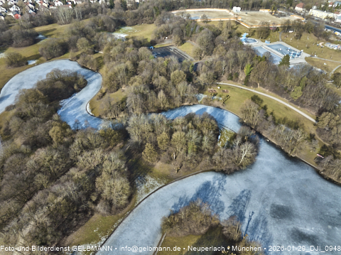 10.02.2026 - Ostpark mit zugefrohrenem See