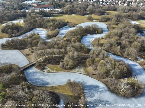 10.02.2026 - Ostpark mit zugefrohrenem See
