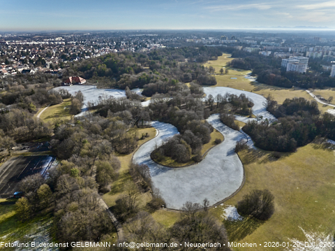 10.02.2026 - Ostpark mit zugefrohrenem See