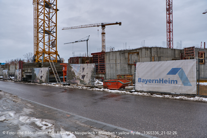 21.02.2026 - DEMOS-Baustelle und BayernHeim-Baustelle im Alexisquartier