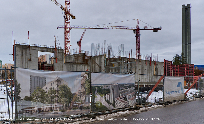 21.02.2026 - DEMOS-Baustelle und BayernHeim-Baustelle im Alexisquartier