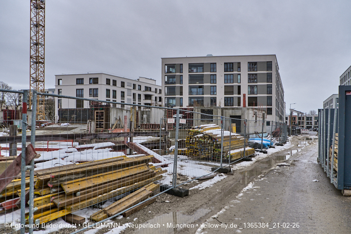 21.02.2026 - DEMOS-Baustelle und BayernHeim-Baustelle im Alexisquartier