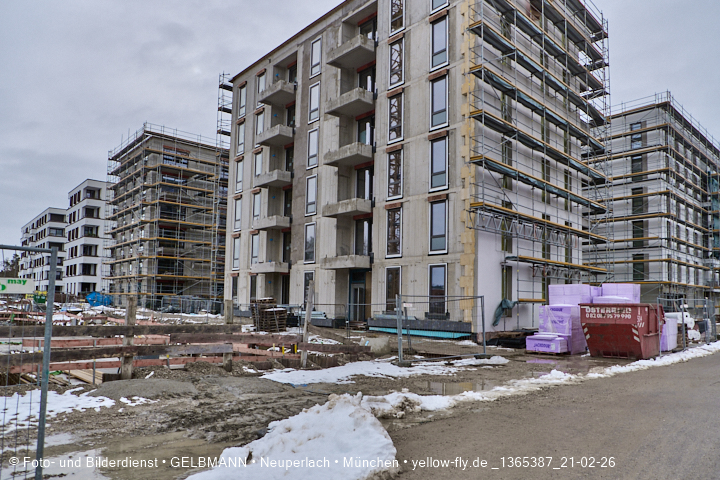 21.02.2026 - DEMOS-Baustelle und BayernHeim-Baustelle im Alexisquartier