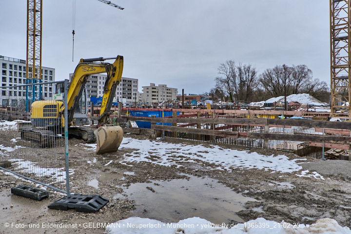 21.02.2026 - DEMOS-Baustelle und BayernHeim-Baustelle im Alexisquartier