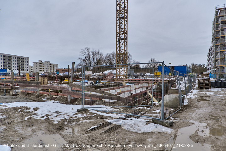 21.02.2026 - DEMOS-Baustelle und BayernHeim-Baustelle im Alexisquartier