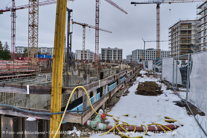 21.02.2026 - DEMOS-Baustelle und BayernHeim-Baustelle im Alexisquartier