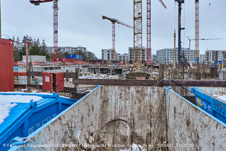 21.02.2026 - DEMOS-Baustelle und BayernHeim-Baustelle im Alexisquartier