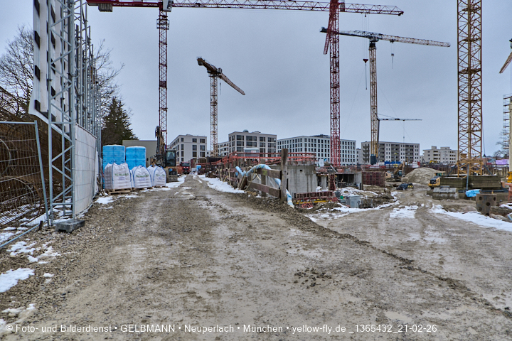 21.02.2026 - DEMOS-Baustelle und BayernHeim-Baustelle im Alexisquartier