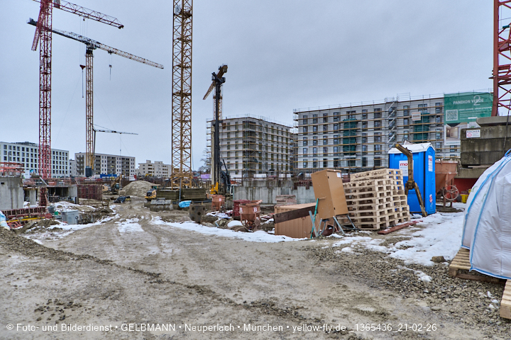 21.02.2026 - DEMOS-Baustelle und BayernHeim-Baustelle im Alexisquartier
